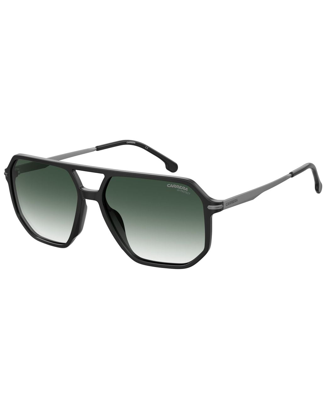Carrera Black 324/S 08A/Wj Sunglasses Acetate Geometric Polarized Shaded for men