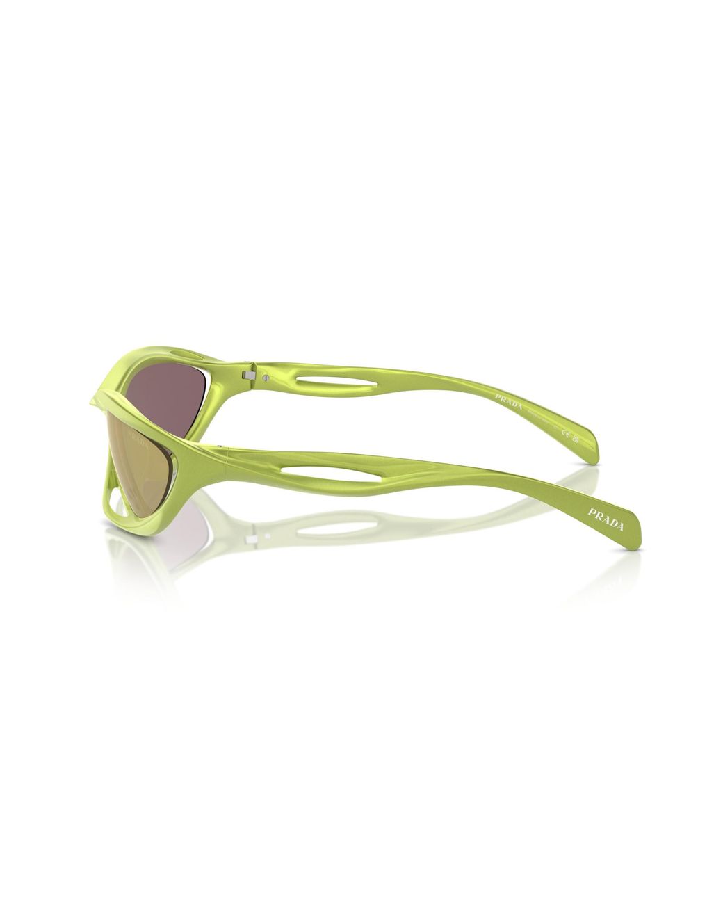 Prada Black Pr A26S 17V20H Sunglasses Injected Cat Eye Normal Mirror for men