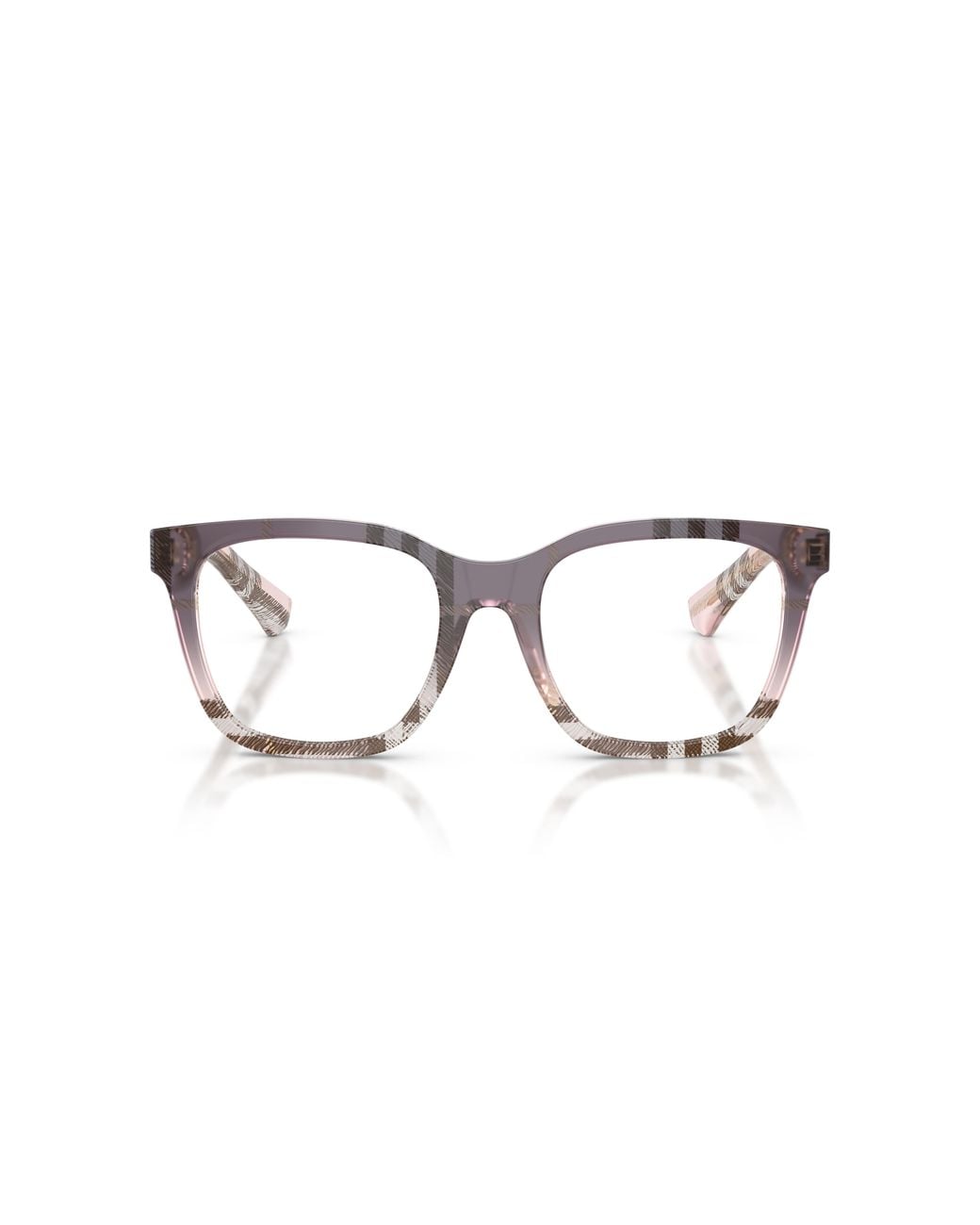 Burberry Black Be2455 4220 Optical Frames Acetate Transparent Squared Normal