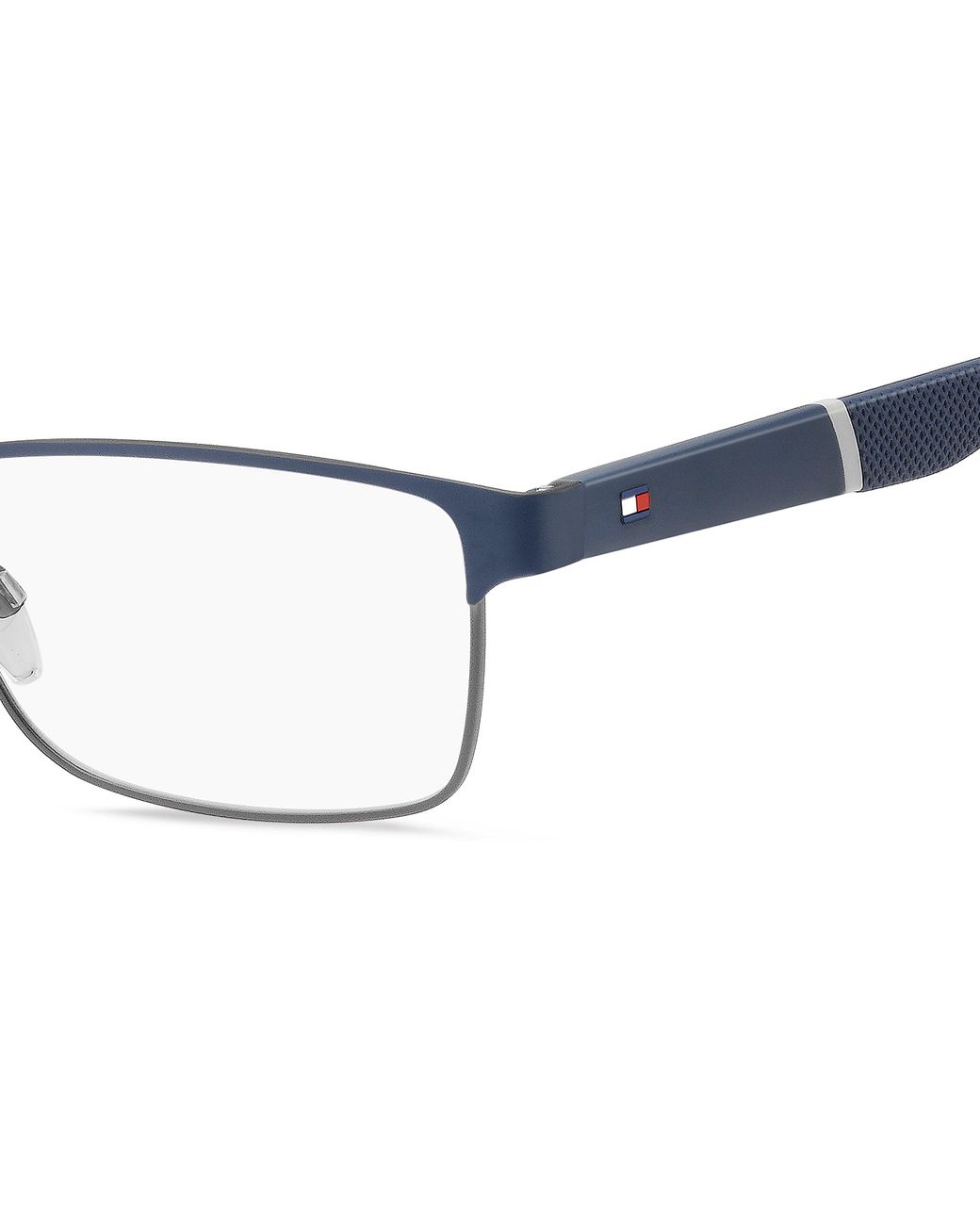 Tommy Hilfiger Black Th 2041 Ku0 Optical Frames Steel Squared for men
