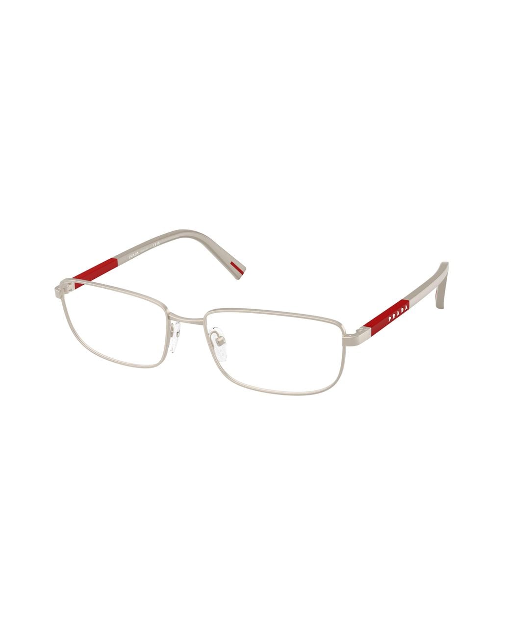 Paradas Linea Rosa Prada Linea Rossa Ps 50Sv 18X1O1 Optical Frames Metal Transparent ...