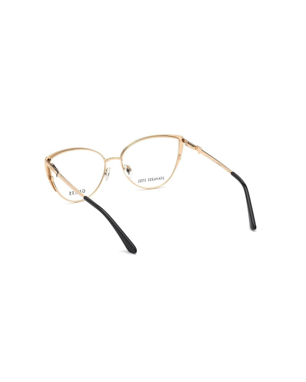Guess Black Gu2813 002 Optical Frames Metal Cat Eye Normal