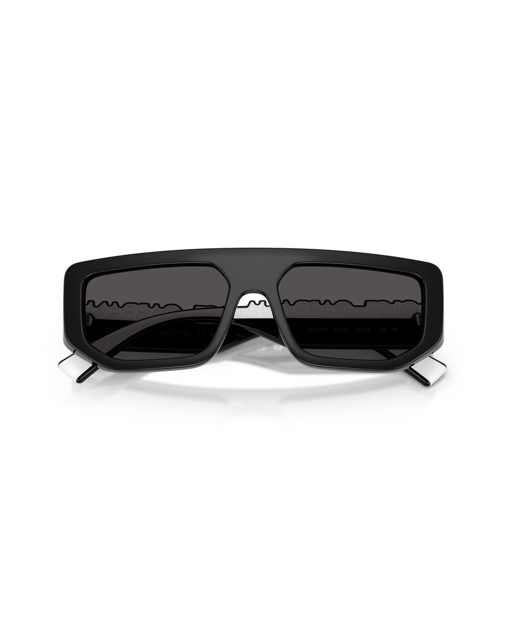 Dolce & Gabbana Black Dg6203 501/87 Sunglasses Injected Squared Normal