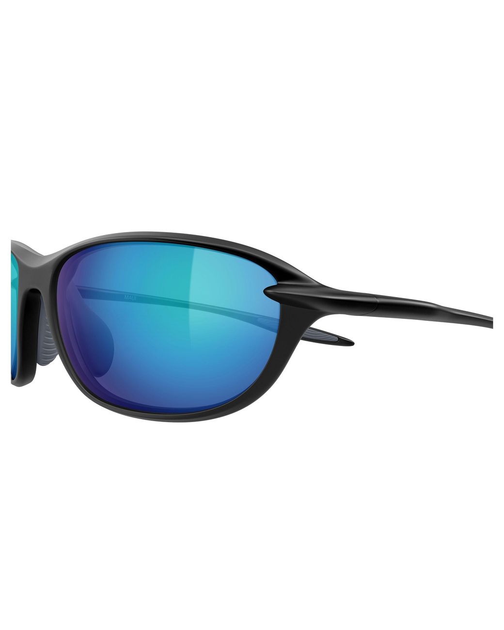 Maui Jim Black Mj0338S 002 Sunglasses Bio-Injected Round