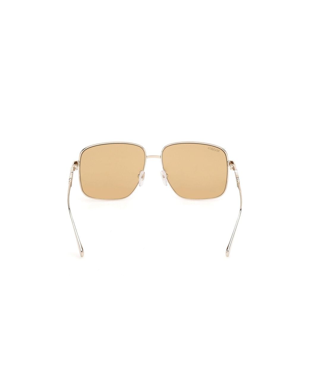MAX&Co. Black Mo0170 32J Sunglasses Metal Squared Normal