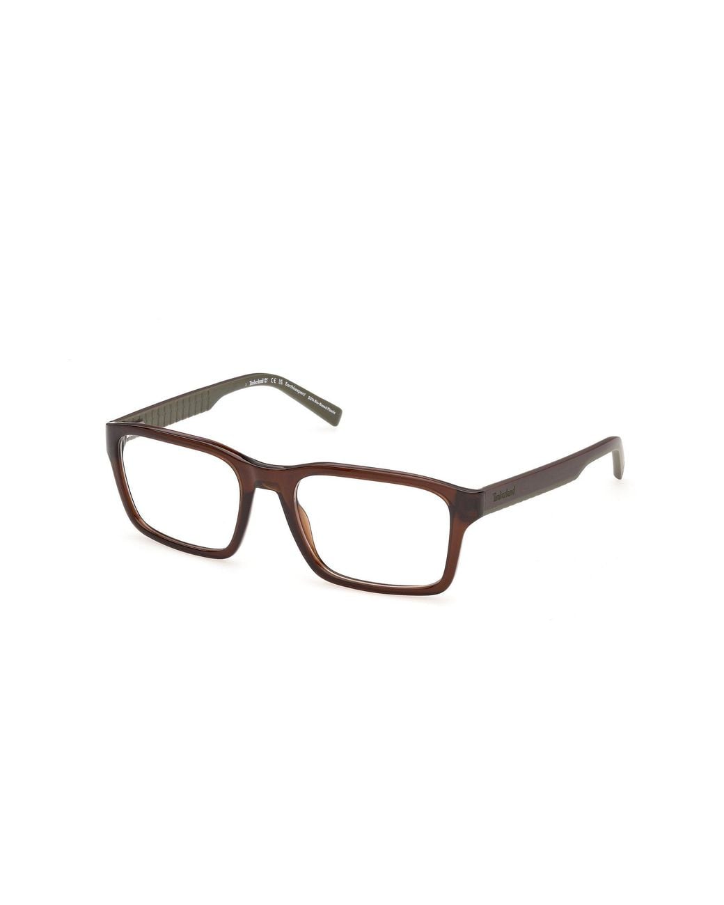 Timberland Black Tb50118 48 Optical Frames Injected Squared Normal for men