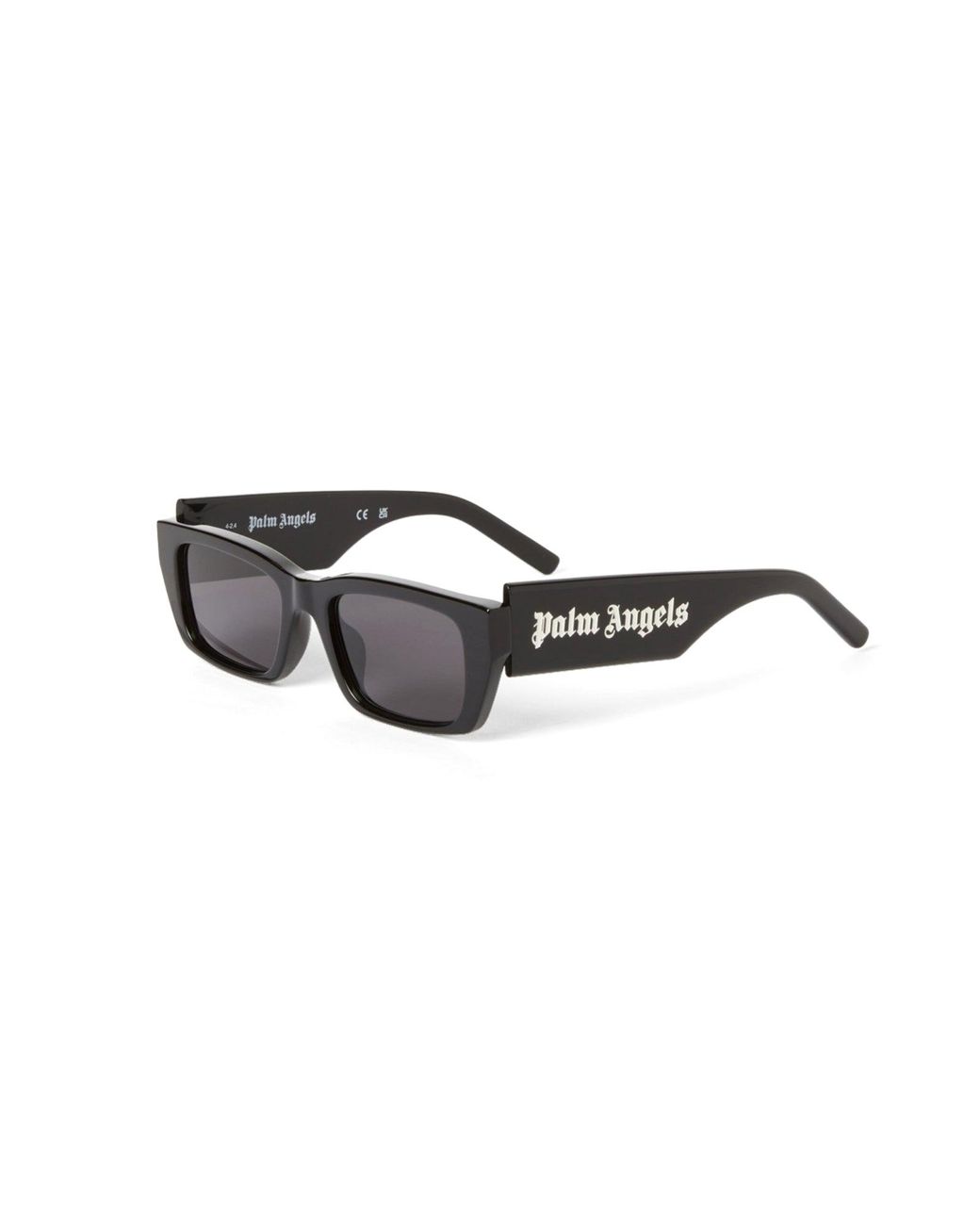 Palm Angels Black Peri002 Palm 1007 Sunglasses Acetate Squared