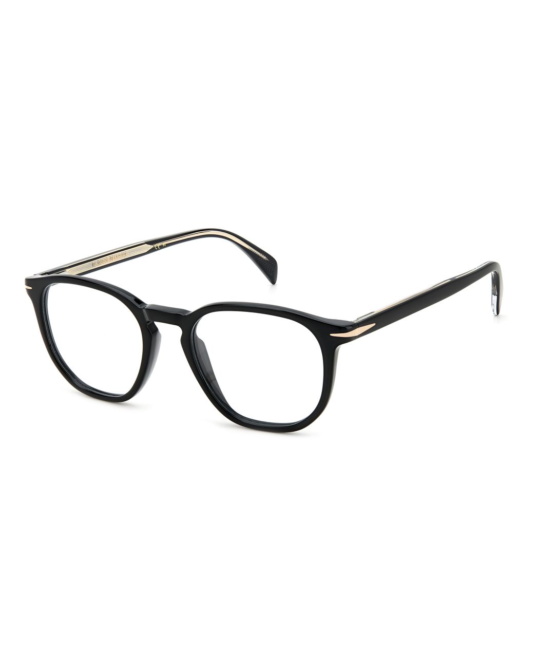 David Beckham Black Db 1106 807 Optical Frames Plastic Squared for men
