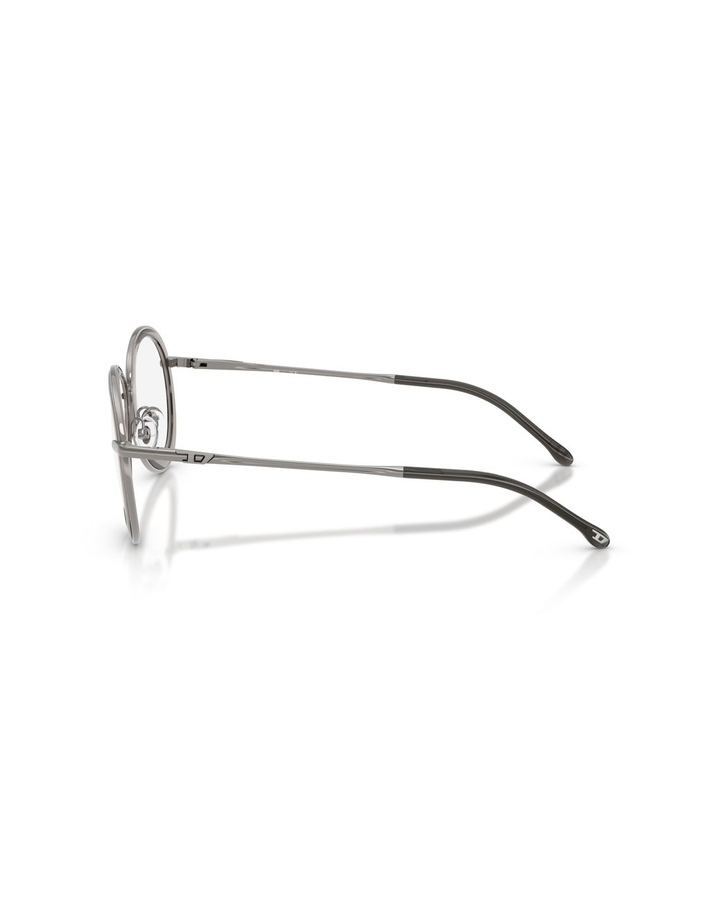 DIESEL Black Dl5007 1003 Optical Frames Metal Round Normal