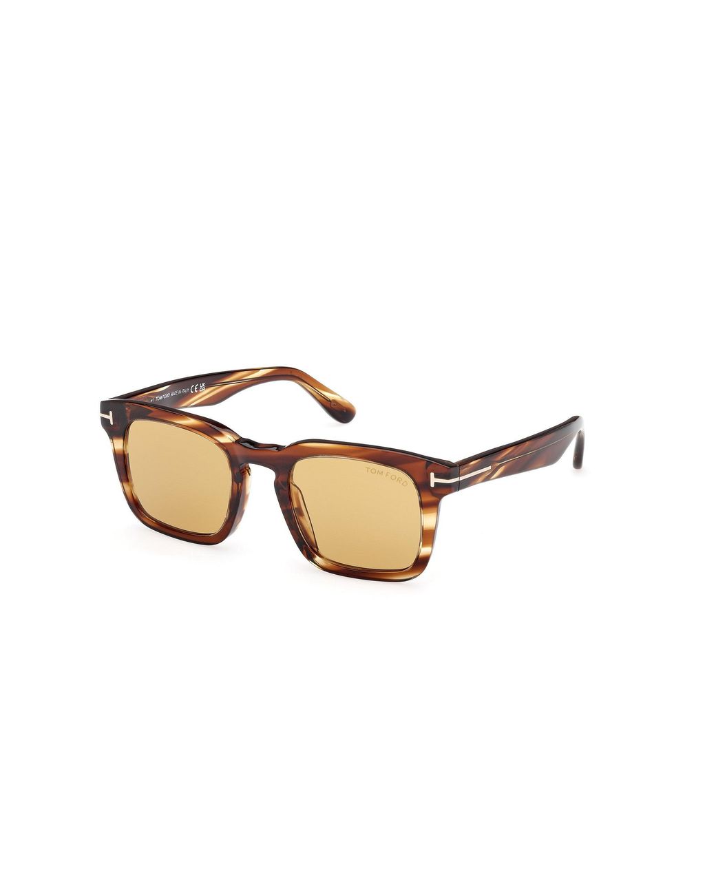 Tom Ford Black Ft0751 Dax 53E Sunglasses Acetate Squared Normal for men