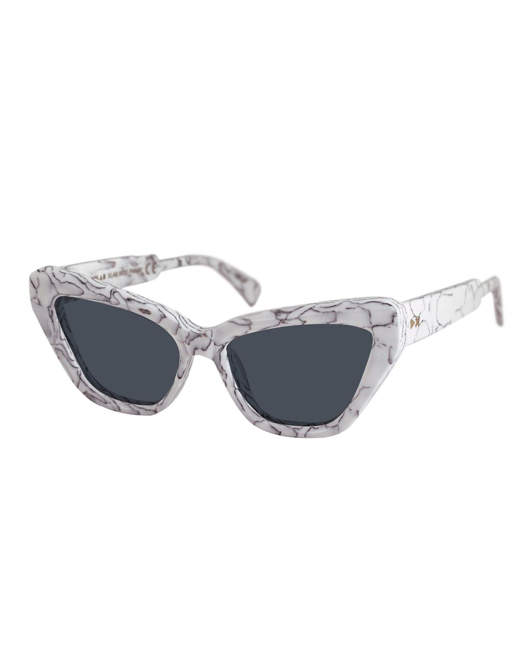 Xlab Black Panay Sunglasses Acetate Smoke Cat Eye Polarized
