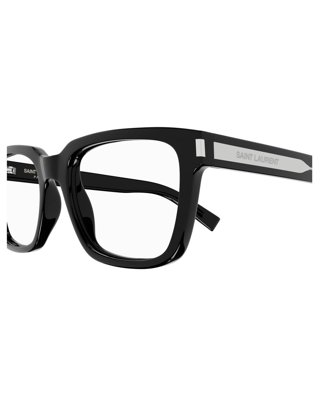 Saint Laurent Black Sl 621 001 Optical Frames Acetate Transparent Squared