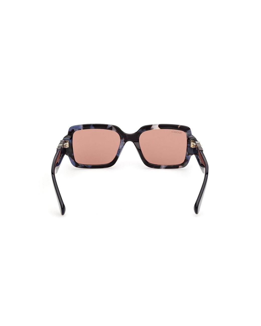 MAX&Co. Black Mo0168 55S Sunglasses Acetate Bordeaux Squared Normal