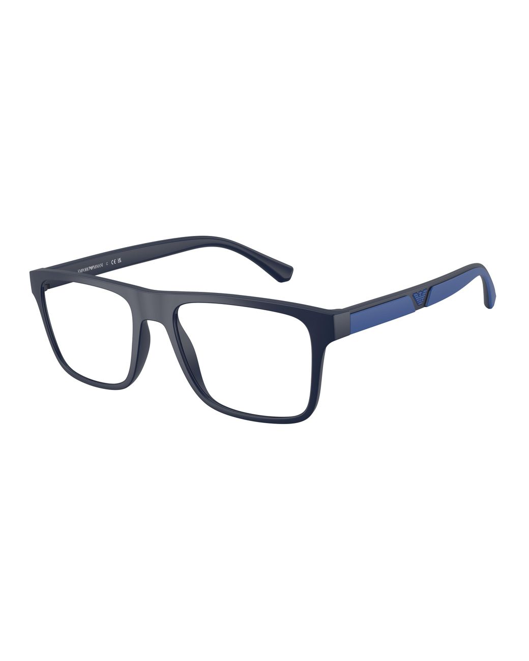 Emporio Armani Black Ea4115V 5759 Optical Frames Injected Transparent Squared Normal for men