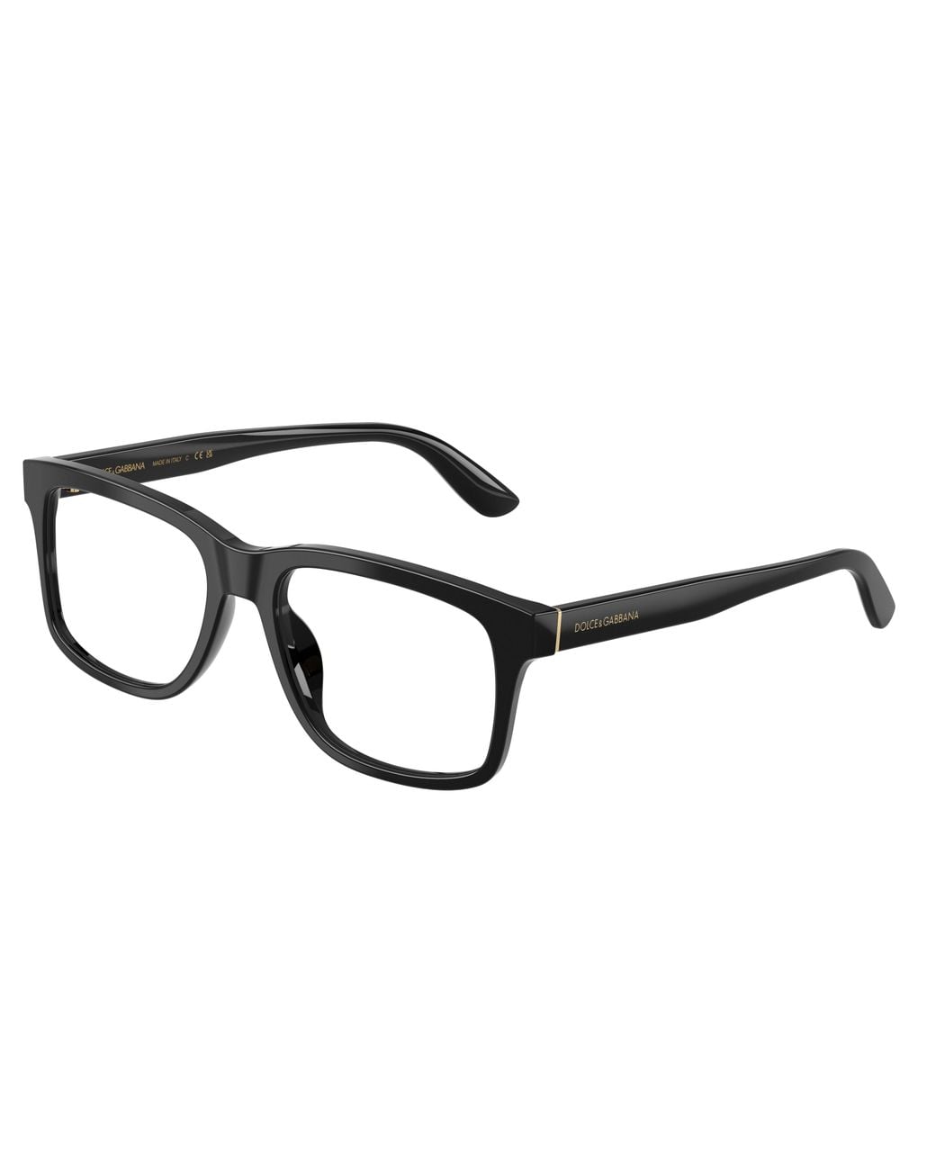 Dolce & Gabbana Black Dg3453 501 Optical Frames Acetate Transparent Squared Normal for men