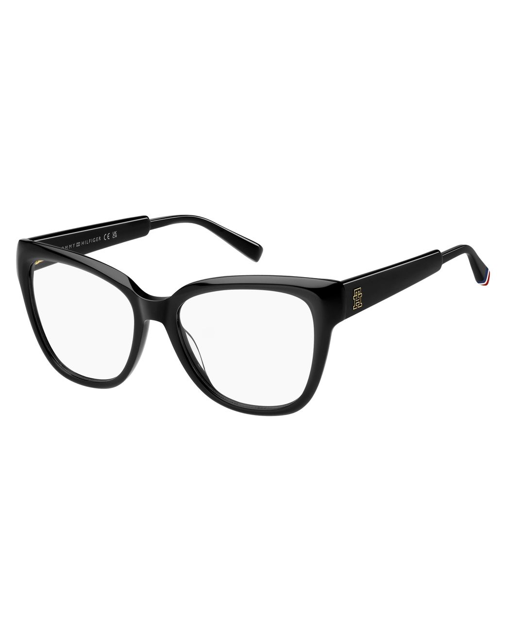 Tommy Hilfiger Black Th 2209 807 Optical Frames Acetate Squared Normal