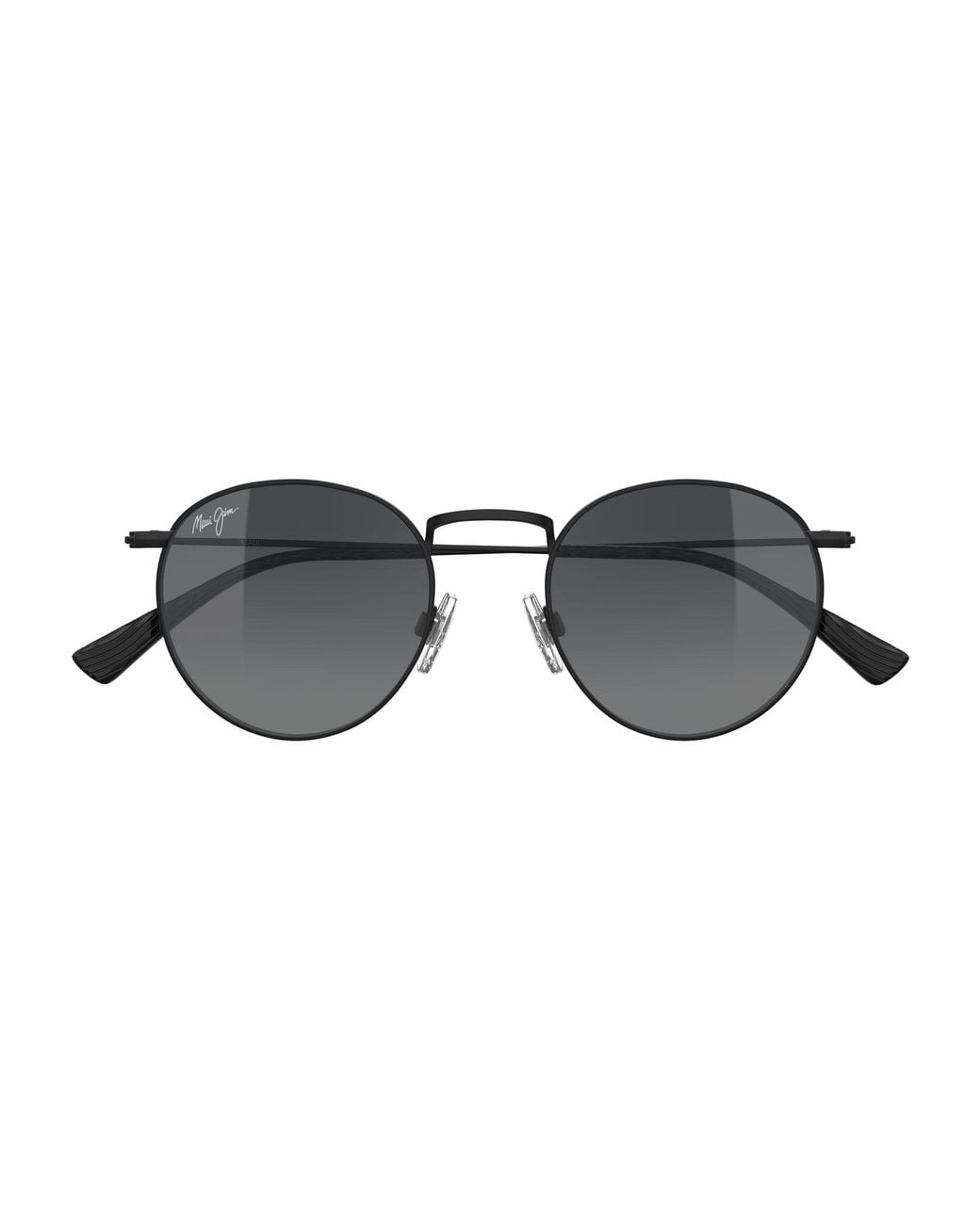 Maui Jim Black Mj0667S 017 Occhiali Da Sole Metallo Grigio Rotonda