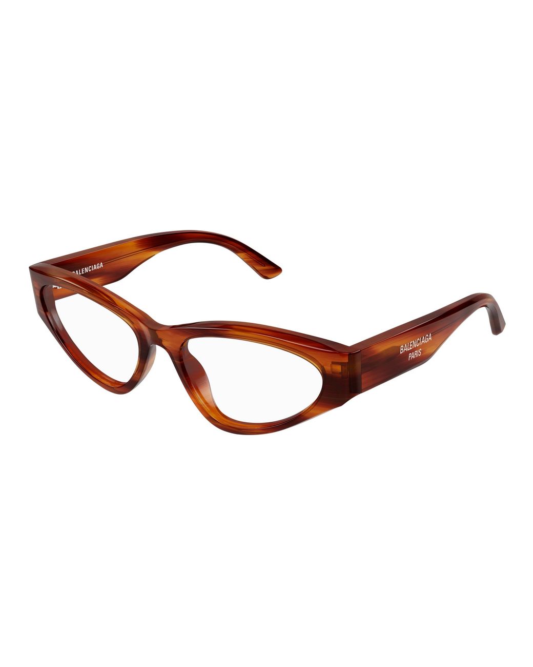 Balenciaga Black Bb0391O 002 Optical Frames Acetate Transparent Cat Eye