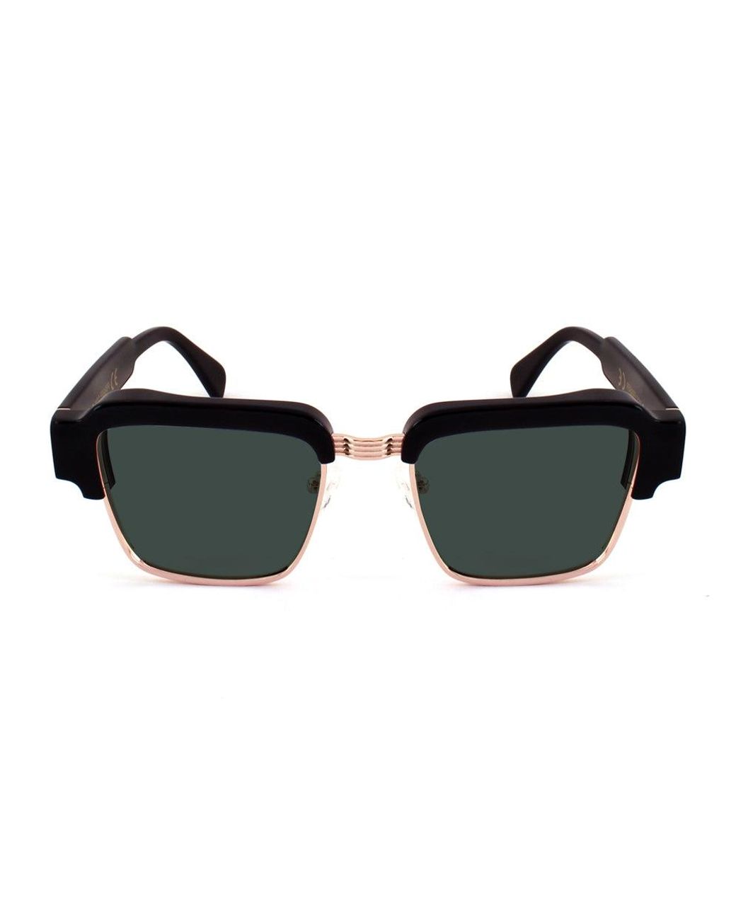 Xlab Black Fraser Sunglasses Acetate Smoke Squared Polarized