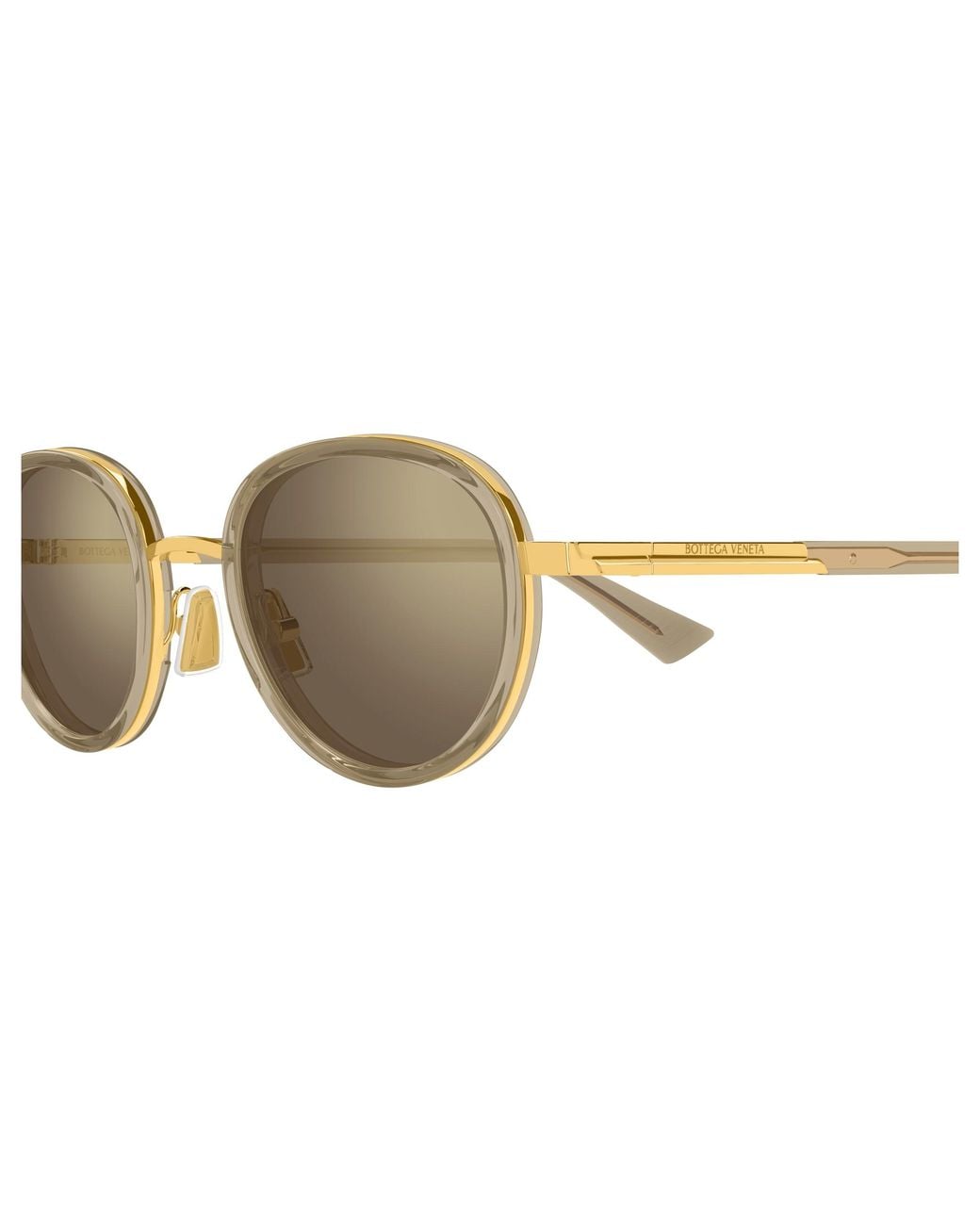Bottega Veneta Black Bv1372S 003 Sunglasses Acetate Bronze Round