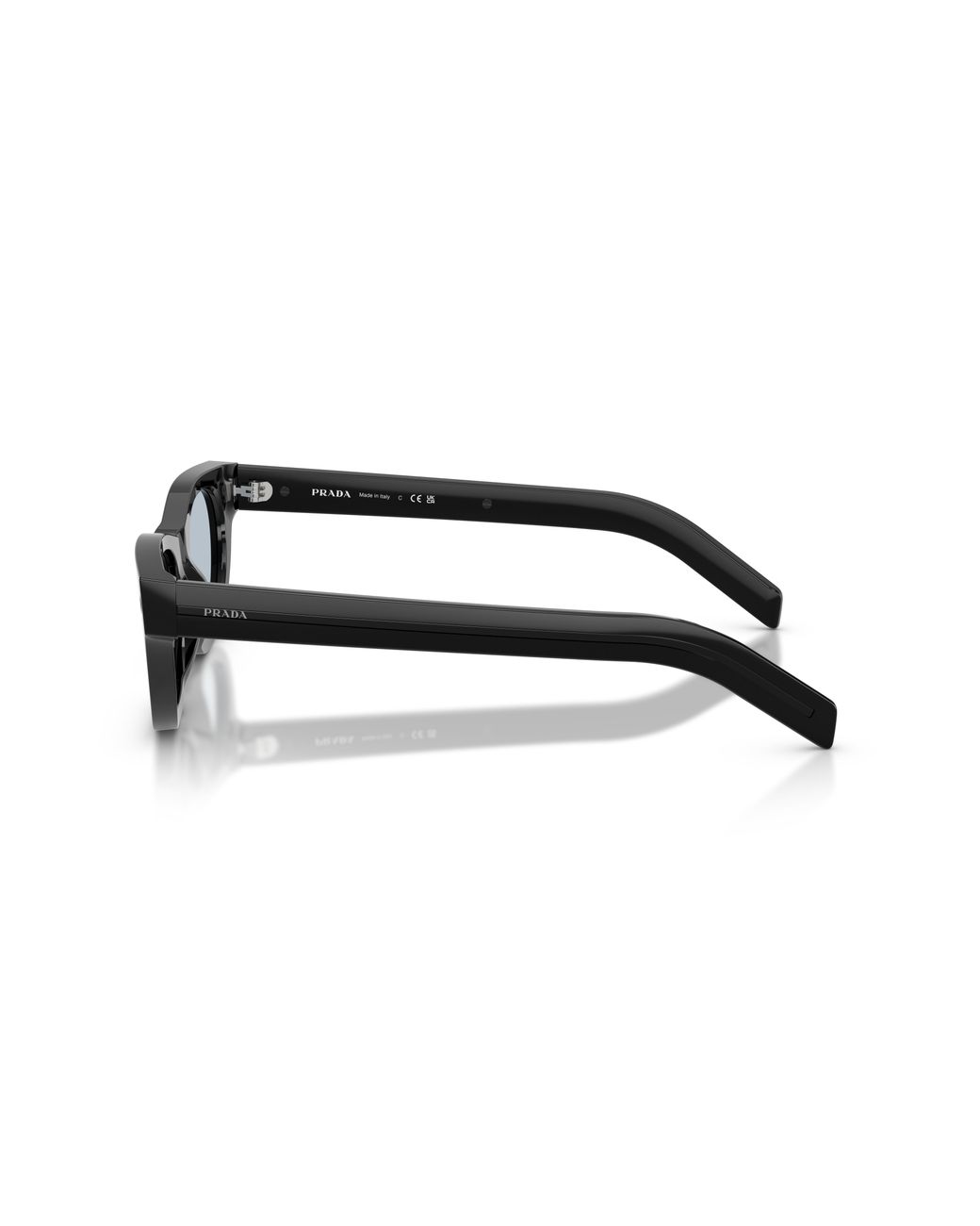 Prada Black Pr C09S 16K30W Sunglasses Acetate Cat Eye Normal for men