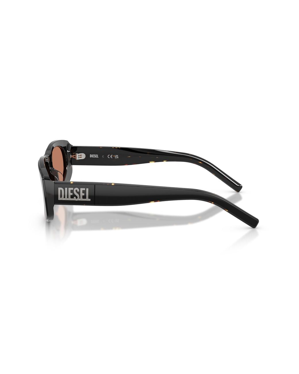 DIESEL Black Dl2021U 207173 Sunglasses Acetate Pillow Normal