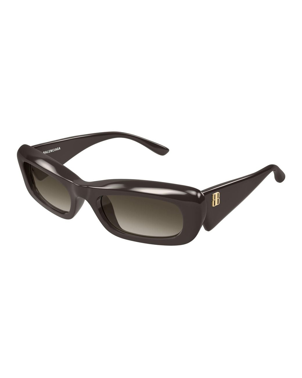 Balenciaga Black Bb0504S 003 Sunglasses Acetate Squared Nuanced