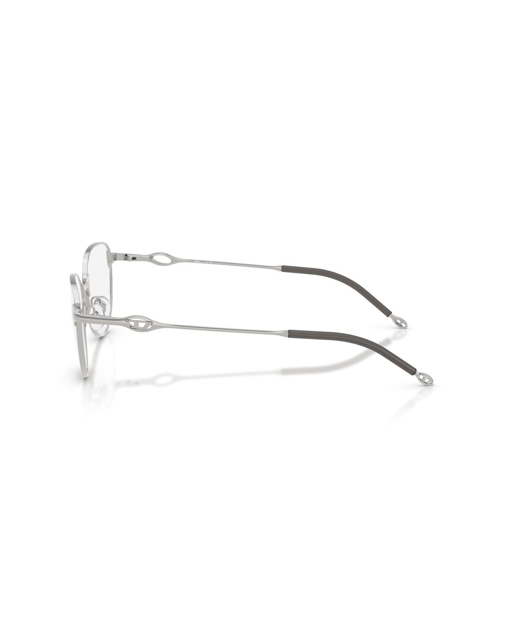 DIESEL Black Dl5003 1001 Optical Frames Metal Round Normal
