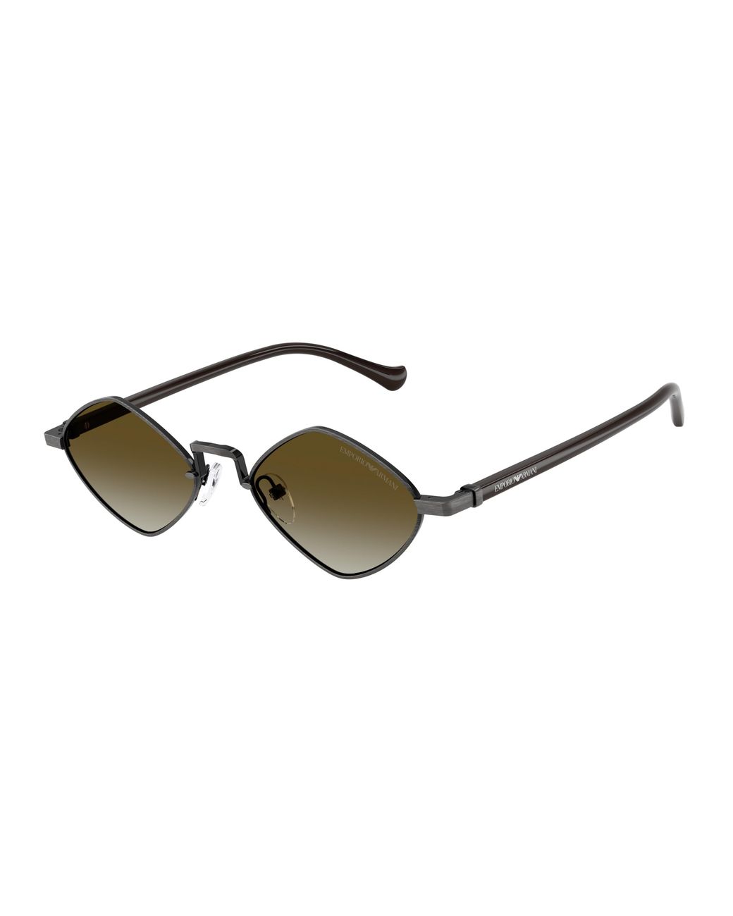 Emporio Armani Black Ea2182 34447Z Sunglasses Metal Geometric Normal Nuanced for men