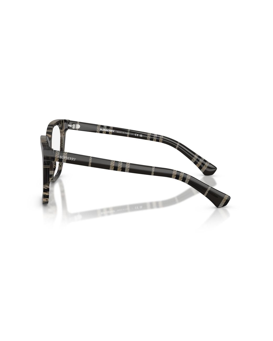 Burberry Black Be2438 4199 Optical Frames Acetate Squared Normal