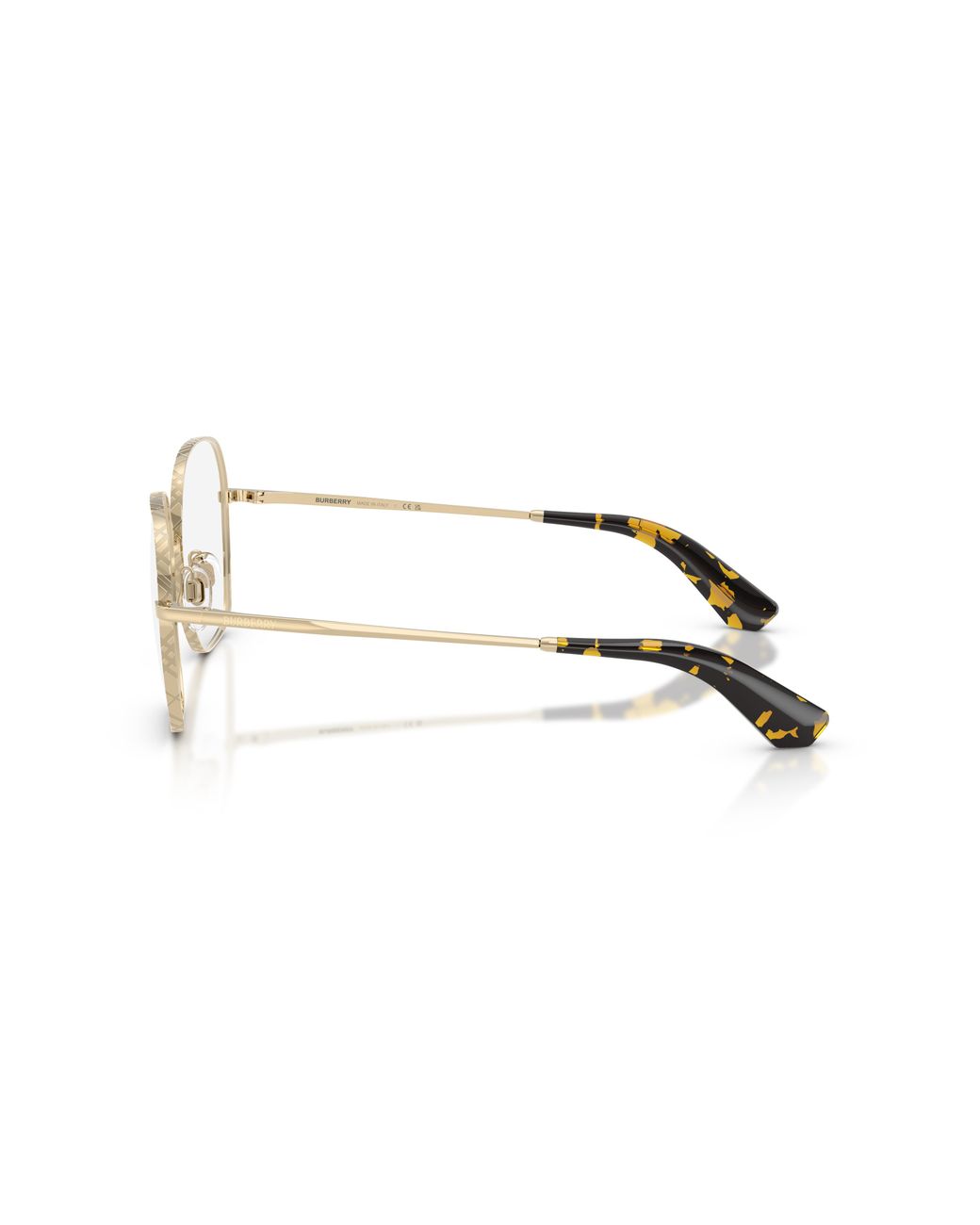 Burberry Black Be1399 1337 Optical Frames Metal Transparent Squared Normal