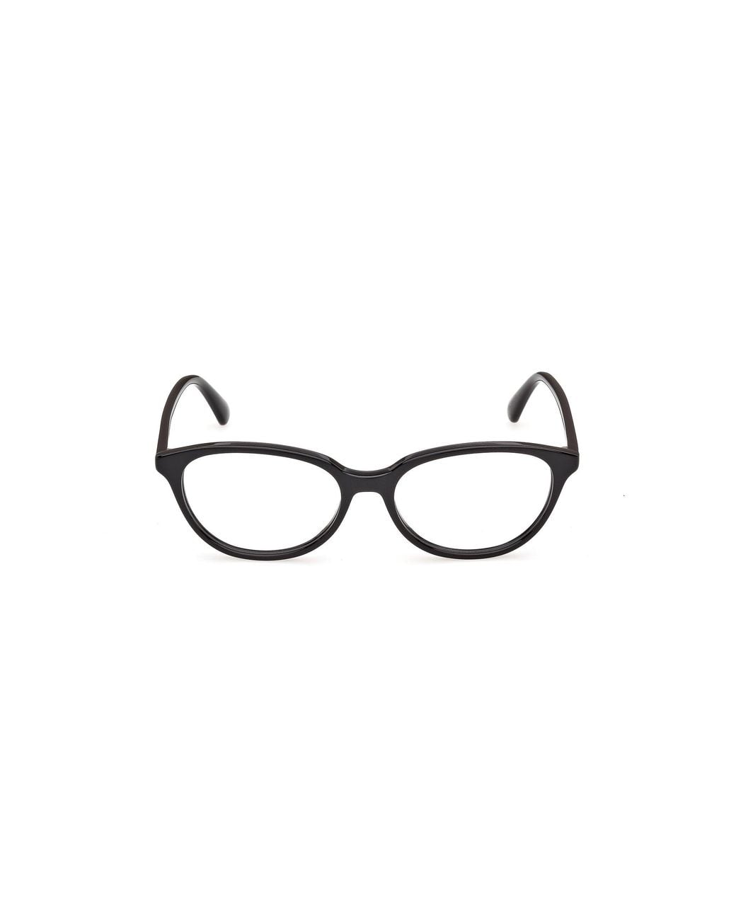 Max Mara Black Mm5265 1 Optical Frames Acetate Round Normal