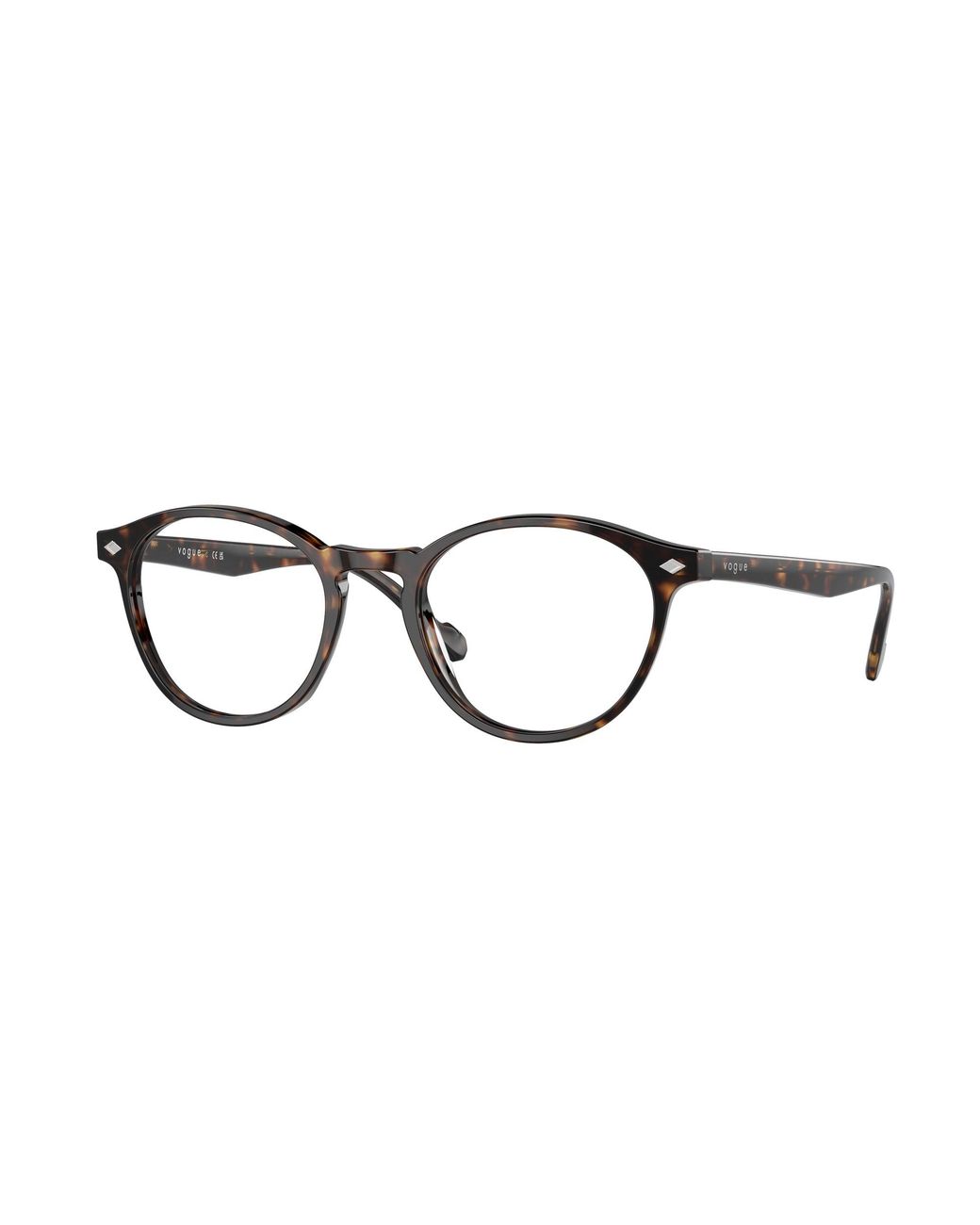 Vogue Eyewear Black Vo5326 W656 Optical Frames Acetate Round for men