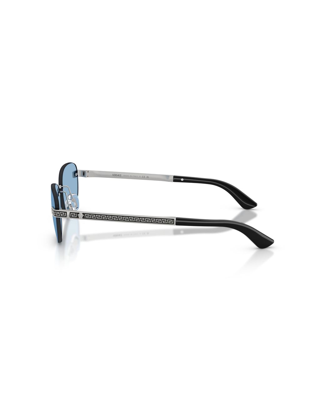 Versace Black Ve2307 152672 Sunglasses Metal Round Normal