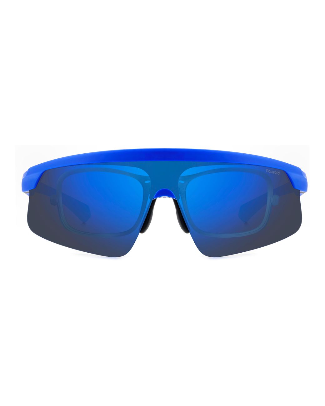 Polaroid Blue Pld 7056/Ci/S Rct/5X Sunglasses Polycarbonate Squared Polarized Mirror for men