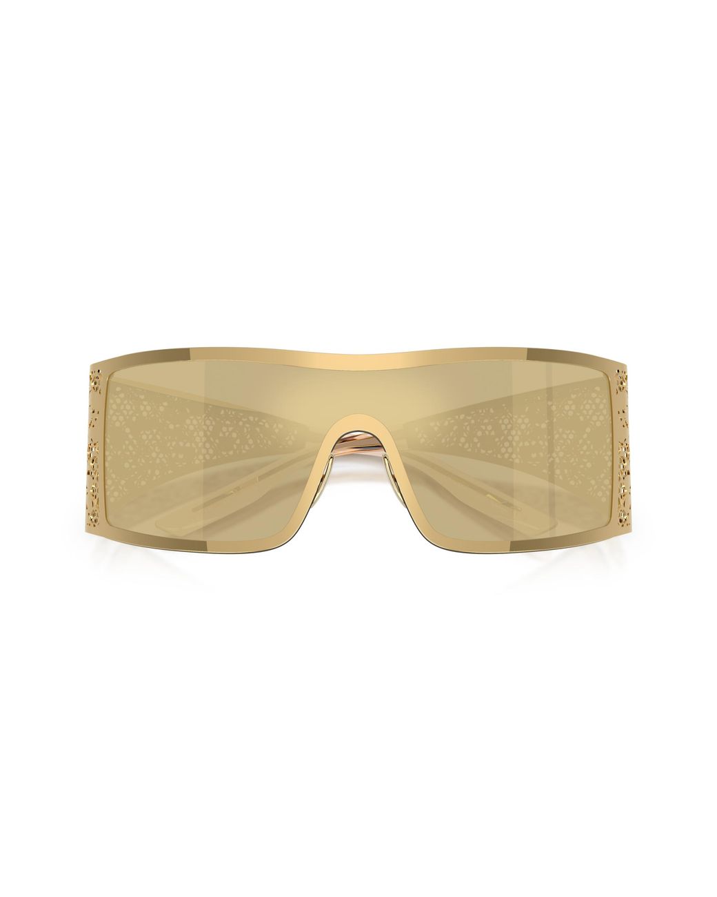 Dolce & Gabbana Black Dg2317 02/7I Sunglasses Metal Squared Mirrored