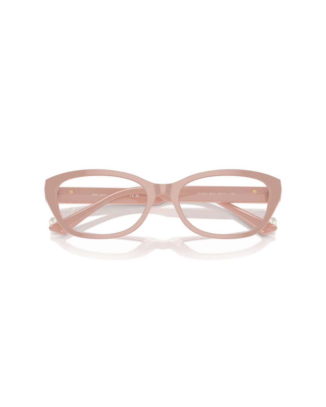 Jimmy Choo Black Jc3015 5014 Optical Frames Acetate Round