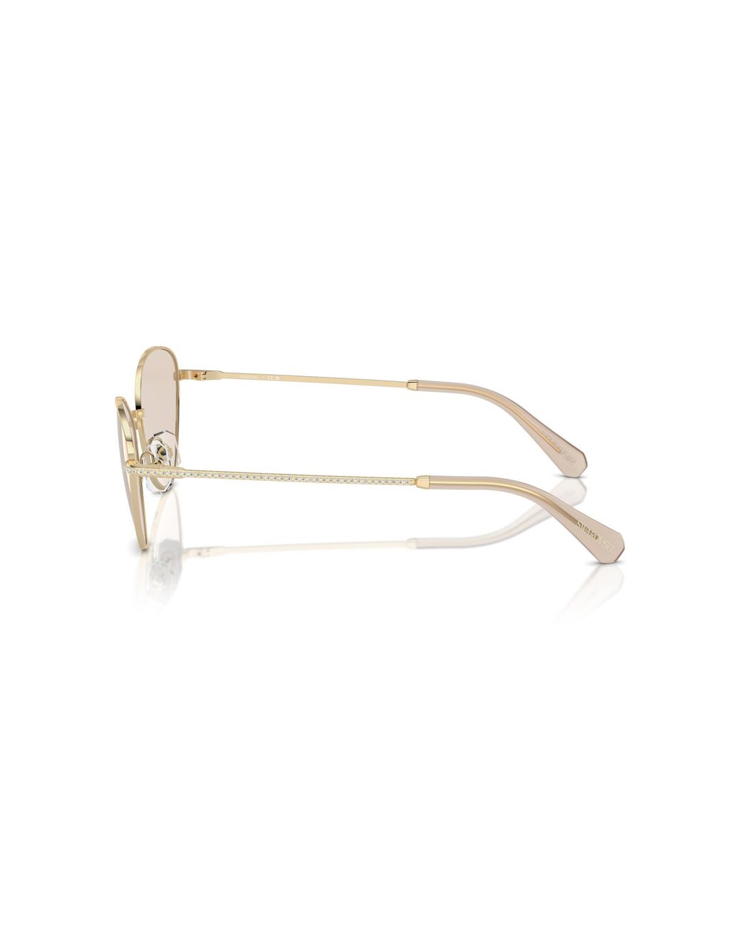 Swarovski Black Sk7014 4013M4 Sunglasses Metal Cat Eye Photochromatic Photochromatic