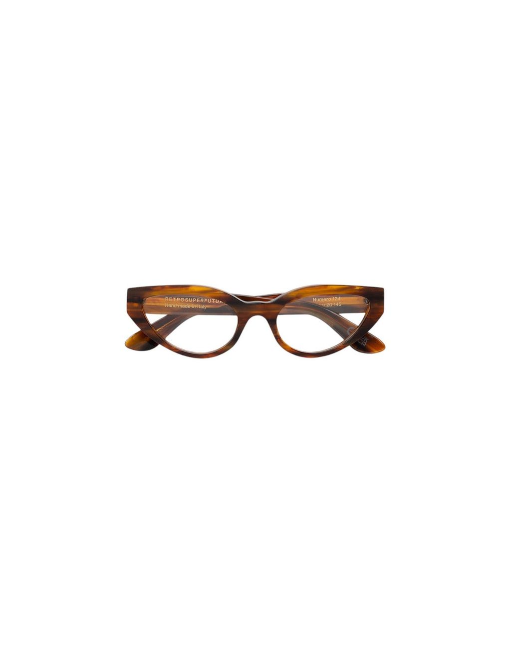 Retrosuperfuture Black Q4Z Numero 124 Tangeri Optical Frames Acetate Cat Eye