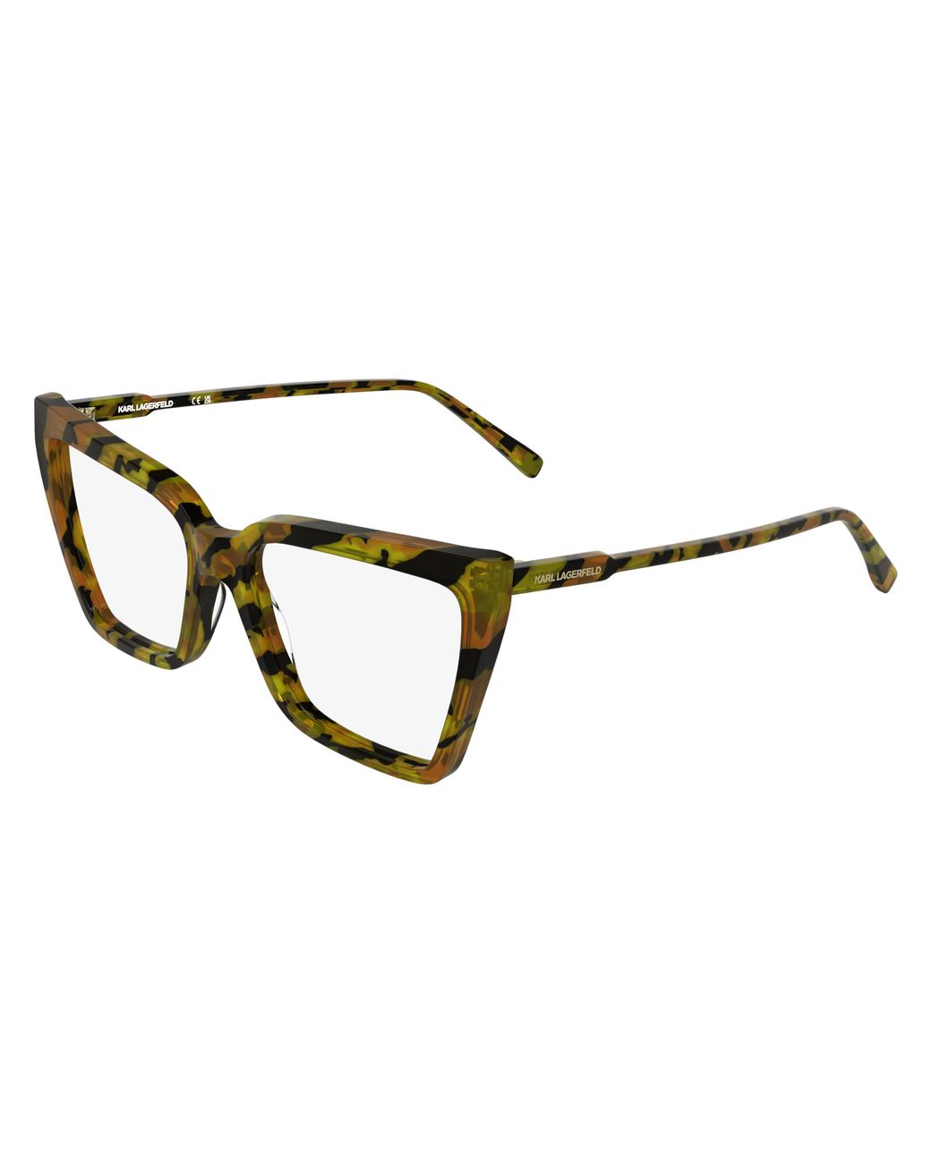 Karl Lagerfeld Black Kl6216 212 Optical Frames Acetate Squared Normal