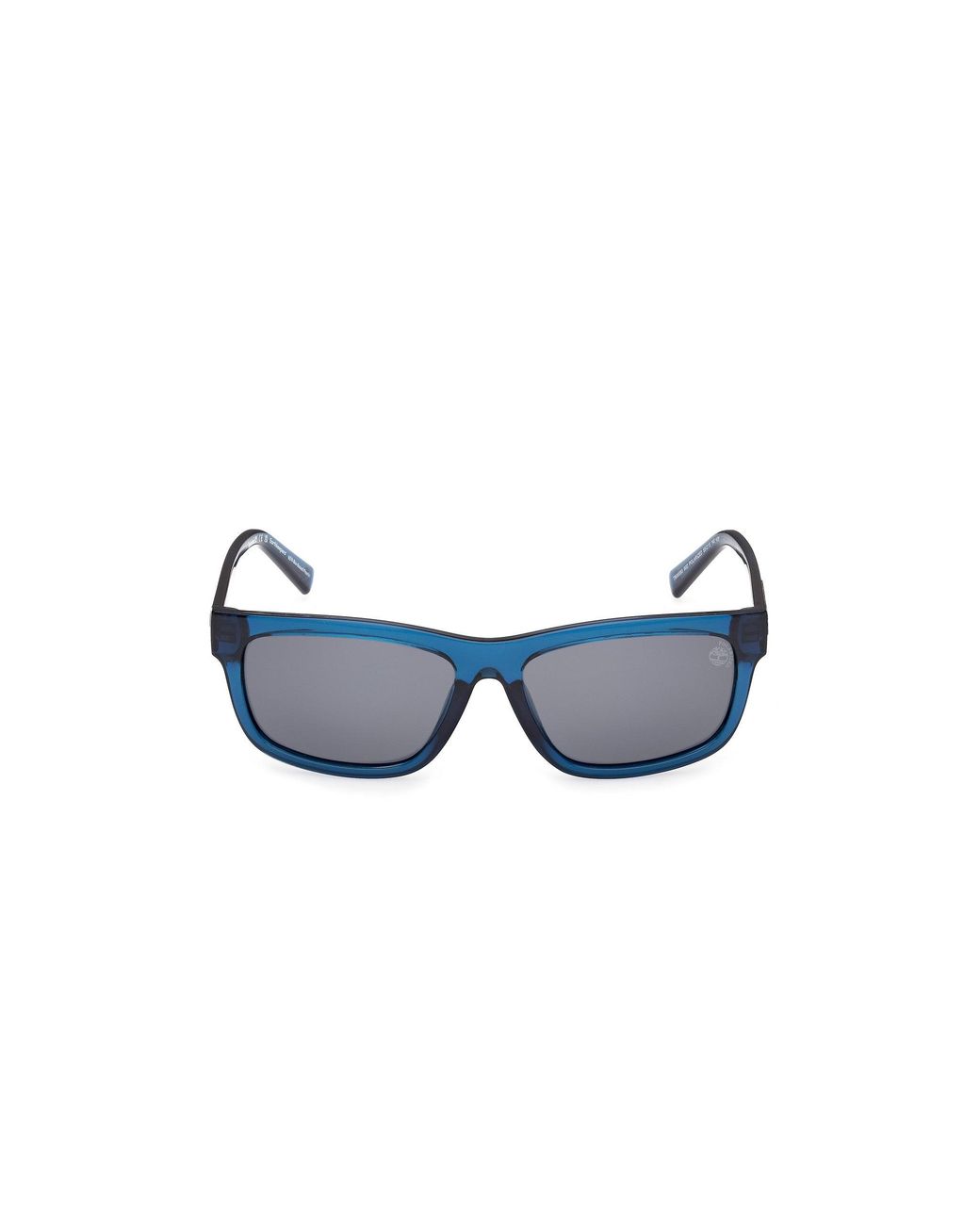 Timberland Blue Tb00080 90D Sunglasses Injected Smoke Squared Polarized