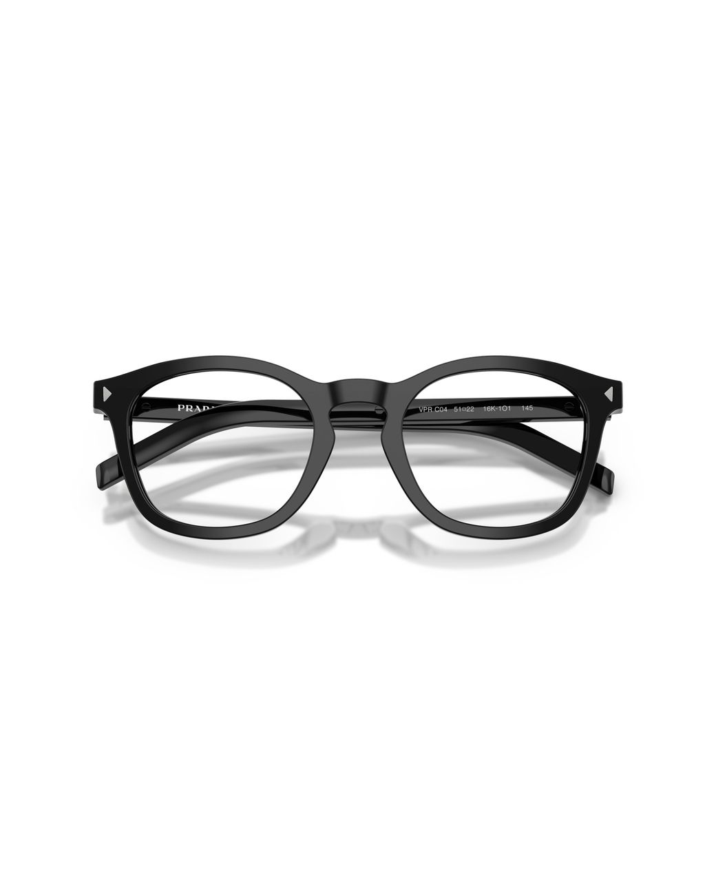 Prada Black Pr C04V 17N1O1 Optical Frames Acetate Pillow Normal for men