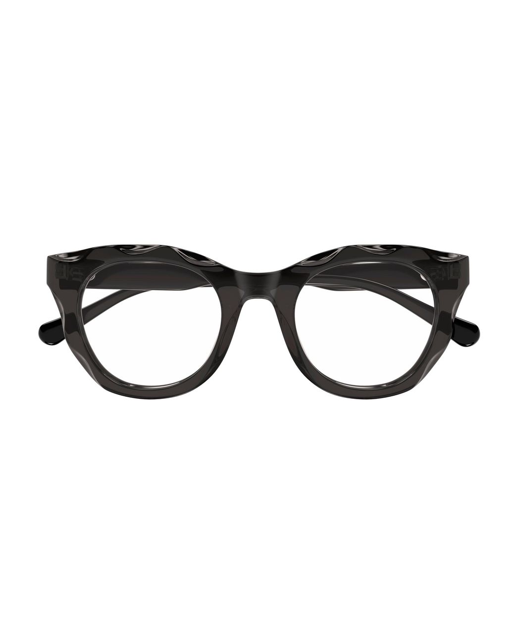 Chloé Black Ch0296O 001 Optical Frames Acetate Transparent Round