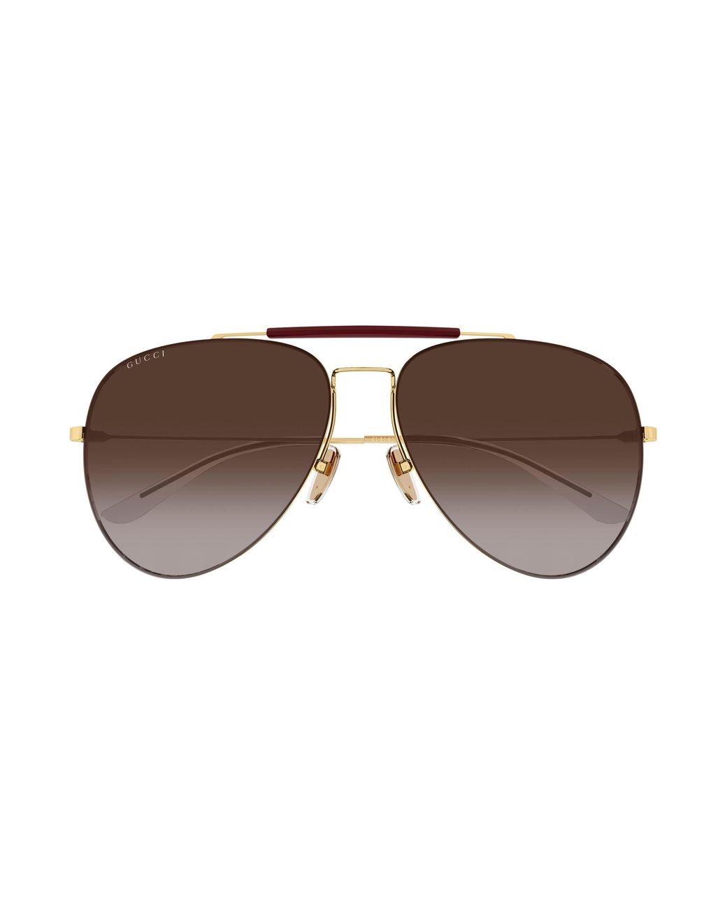 Gucci Black Gg2255S 003 Sunglasses Metal Pilot Nuanced for men