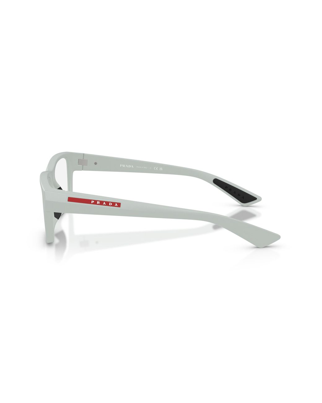 Prada Linea Rossa Black Ps 02Tv 25H1O1 Optical Frames Injected Transparent Pillow Normal for men