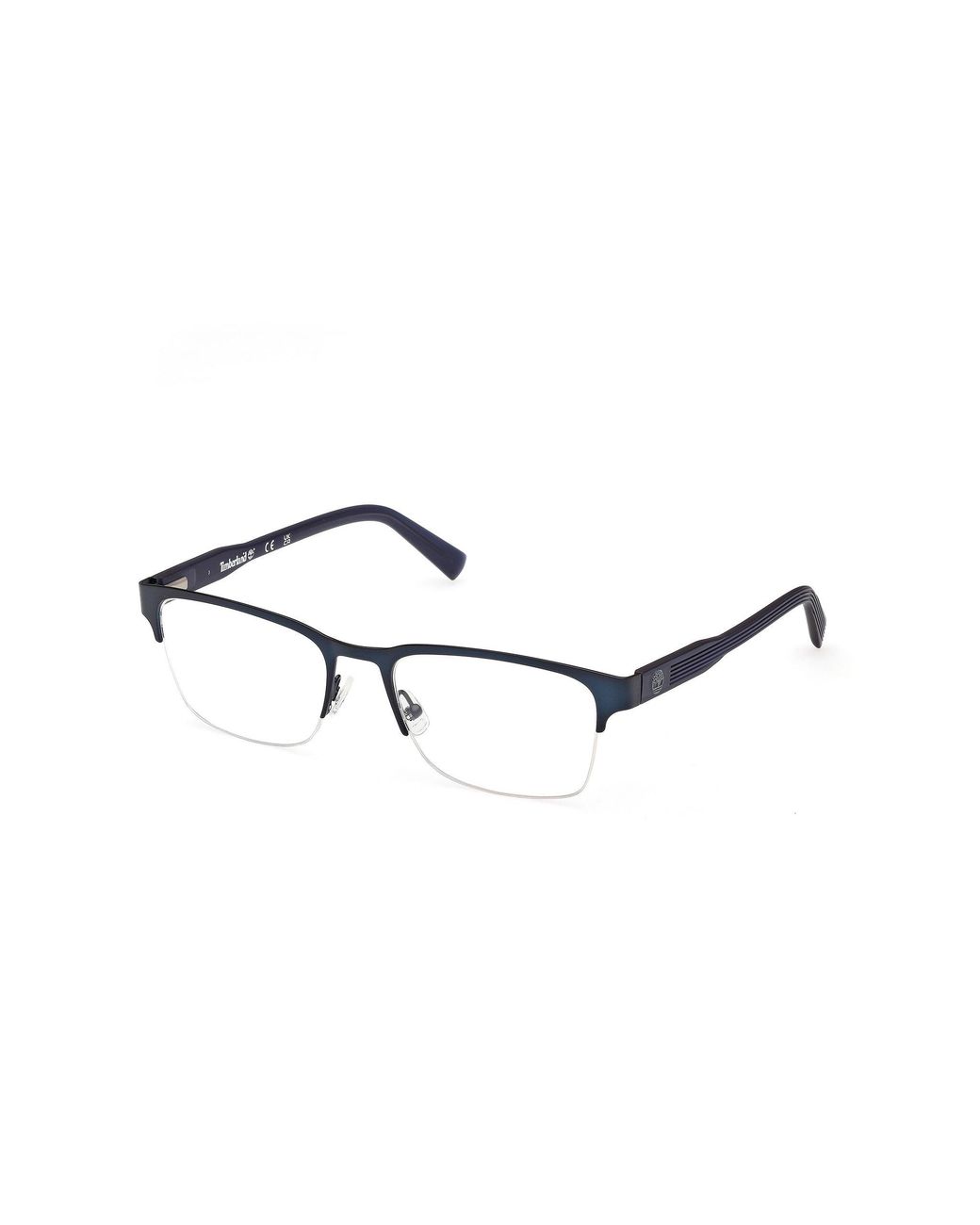 Timberland Black Tb50046 002 Optical Frames Metal Squared Normal for men