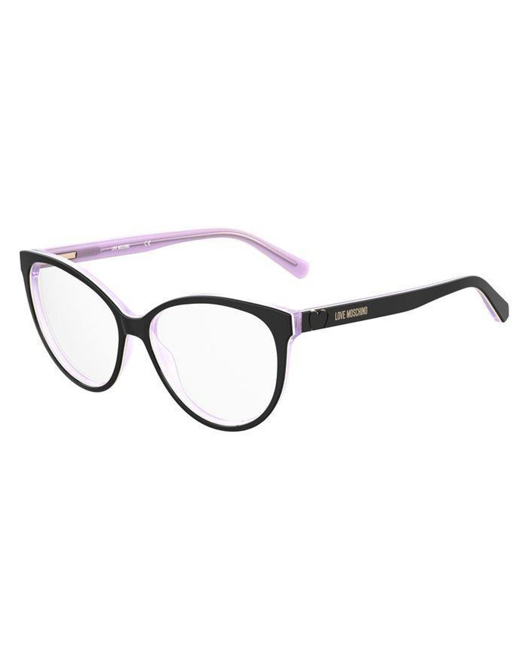Moschino Black Mol591 807 Optical Frames Acetate Cat Eye