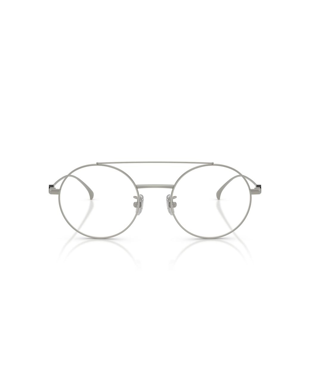 Moncler Black Me1019T 1004 Optical Frames Titanium Transparent Round Normal