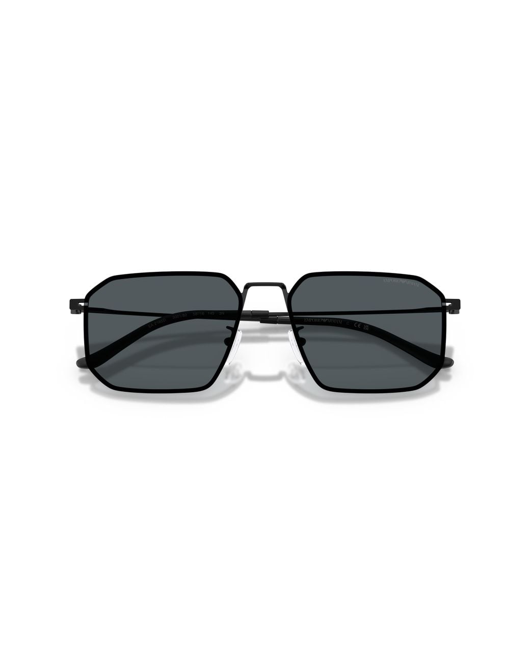 Emporio Armani Black Ea2165D 300180 Sunglasses Metal Geometric Normal for men