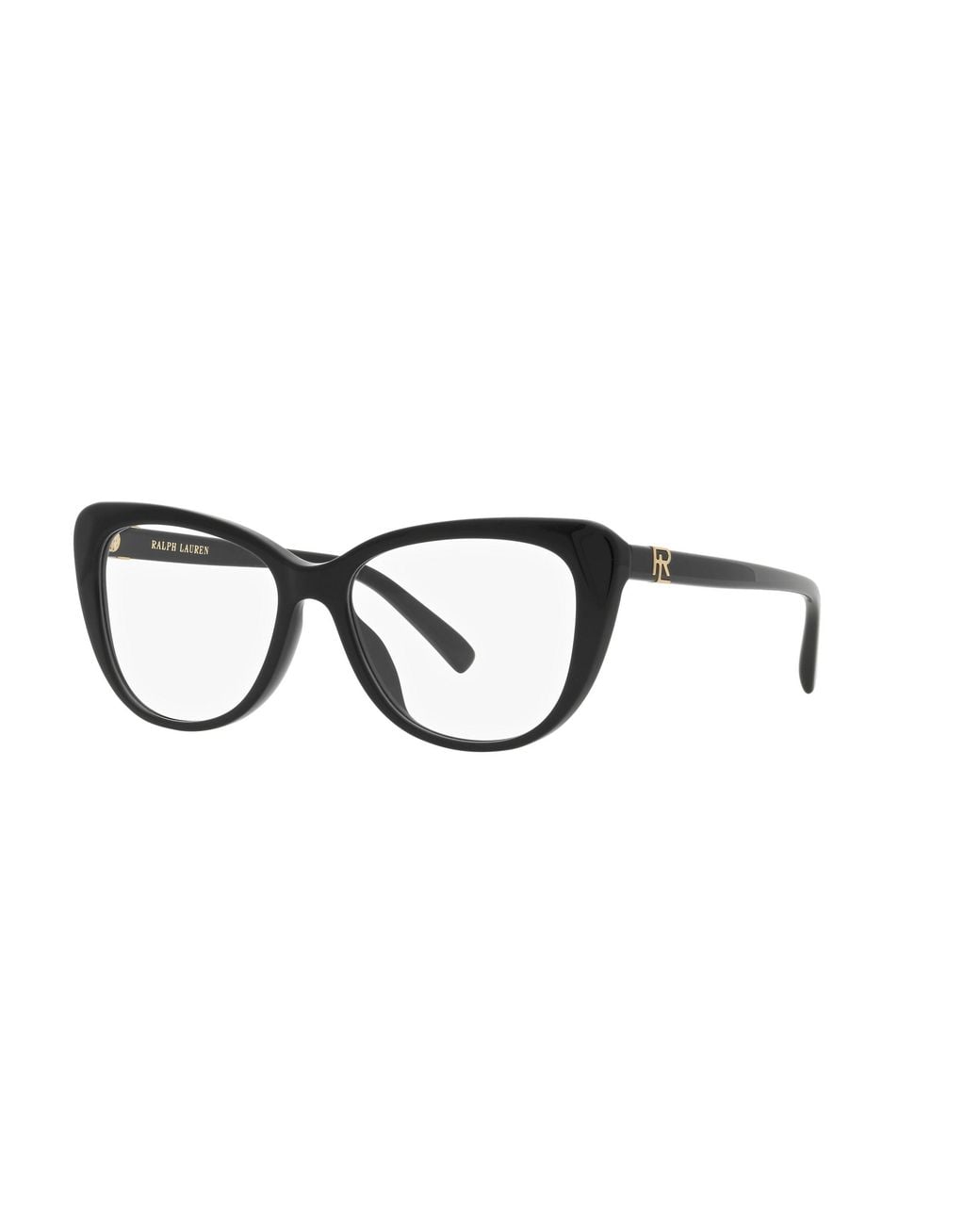 Ralph Lauren Black Rl6232U 5001 Optical Frames Acetate Transparent Cat Eye Normal